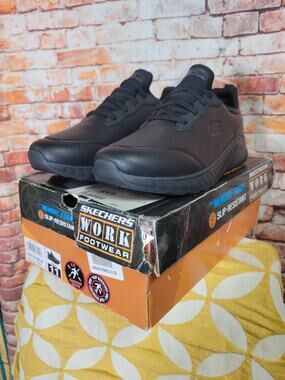 Skechers Womens Work Squad Chaos SR Shoes Size 11 Black